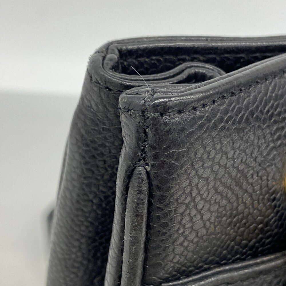 CHANEL Black Caviar Leather Tote Bag - Picture 7 of 12